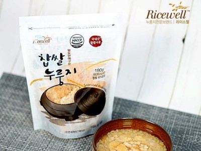 황동판에 구운 찹쌀누룽지 180g
