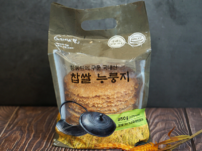 황동판에 구운 찹쌀누룽지 850g