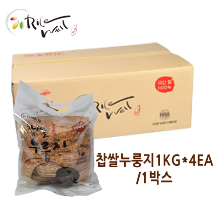 찹쌀누룽지1kg*4개(1박스)