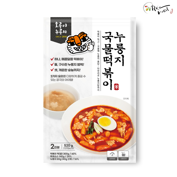 호룽이누룽지 국물떡볶이520g